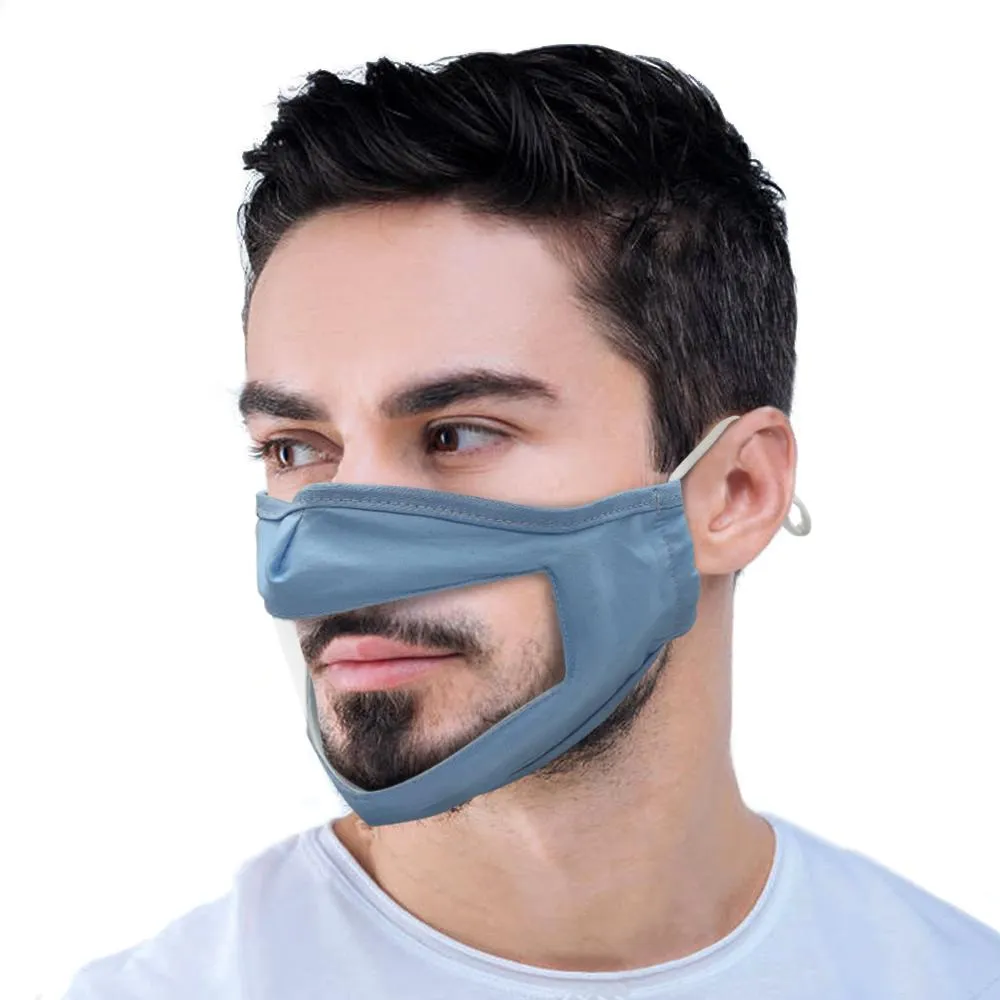 2-Pack: Masks with Visible Mouth Piece