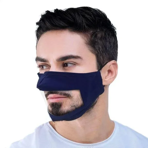 2-Pack: Masks with Visible Mouth Piece