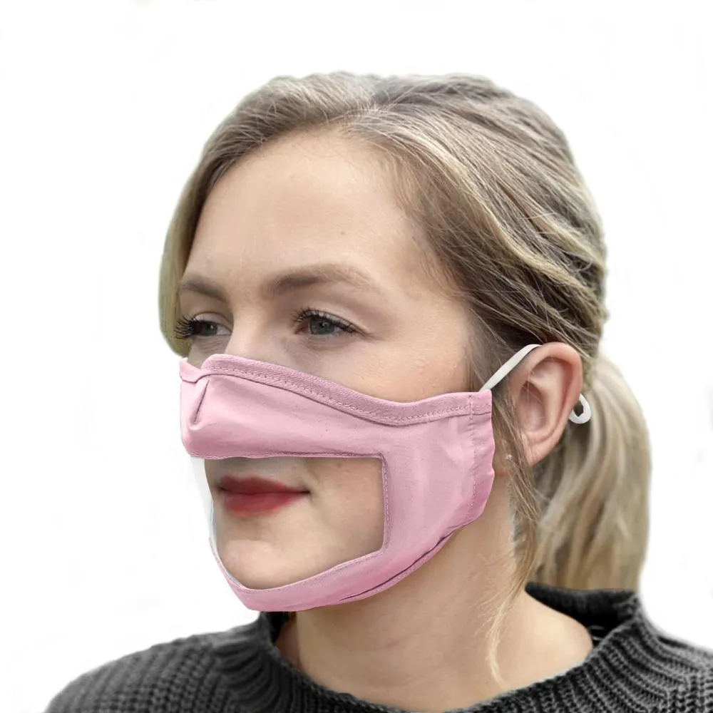 2-Pack: Masks with Visible Mouth Piece