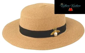 BEE life Straw Boaters Hat