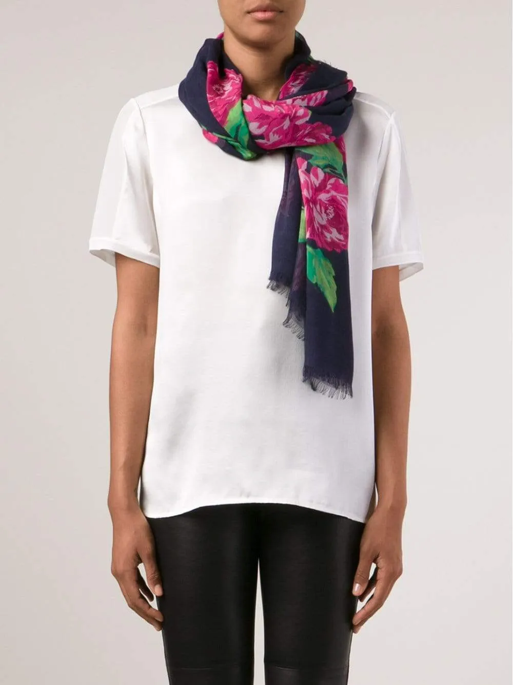 Begonia Print Scarf