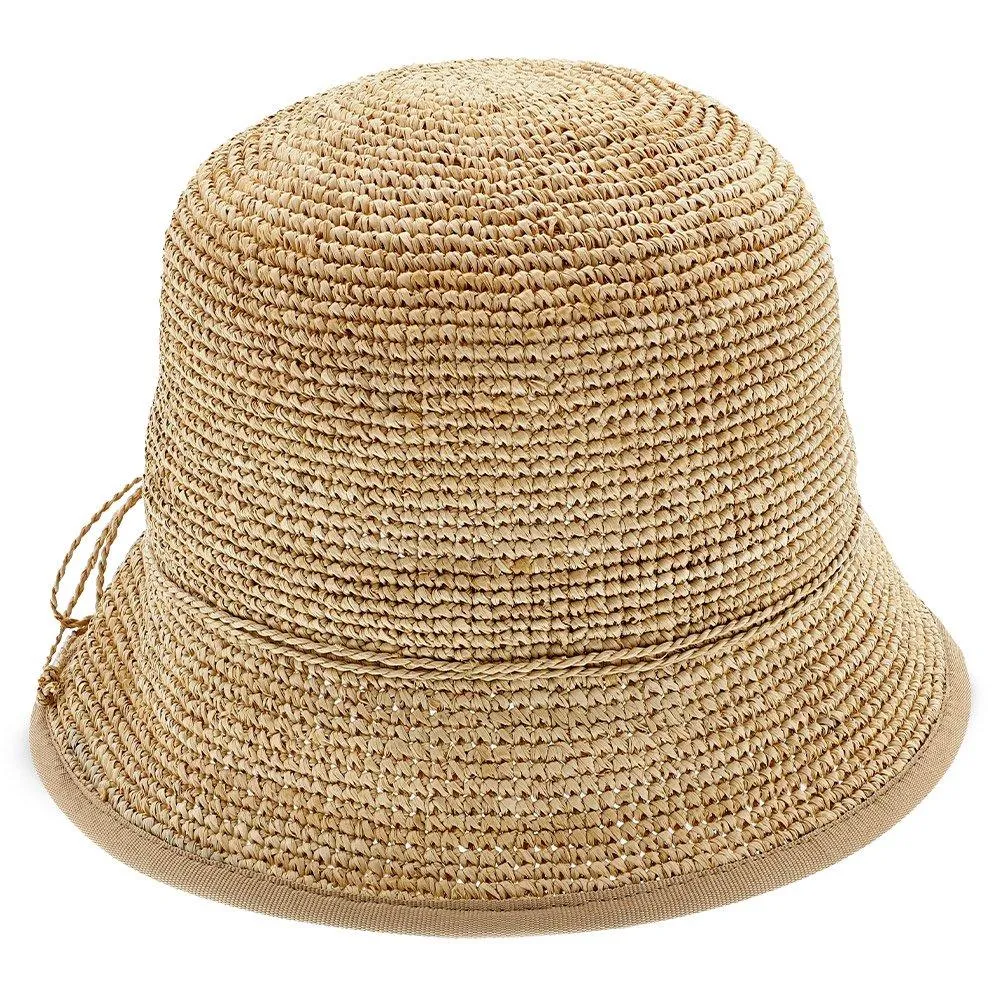 Bella - Walrus Hats Raffia Cloche Hat - H7015