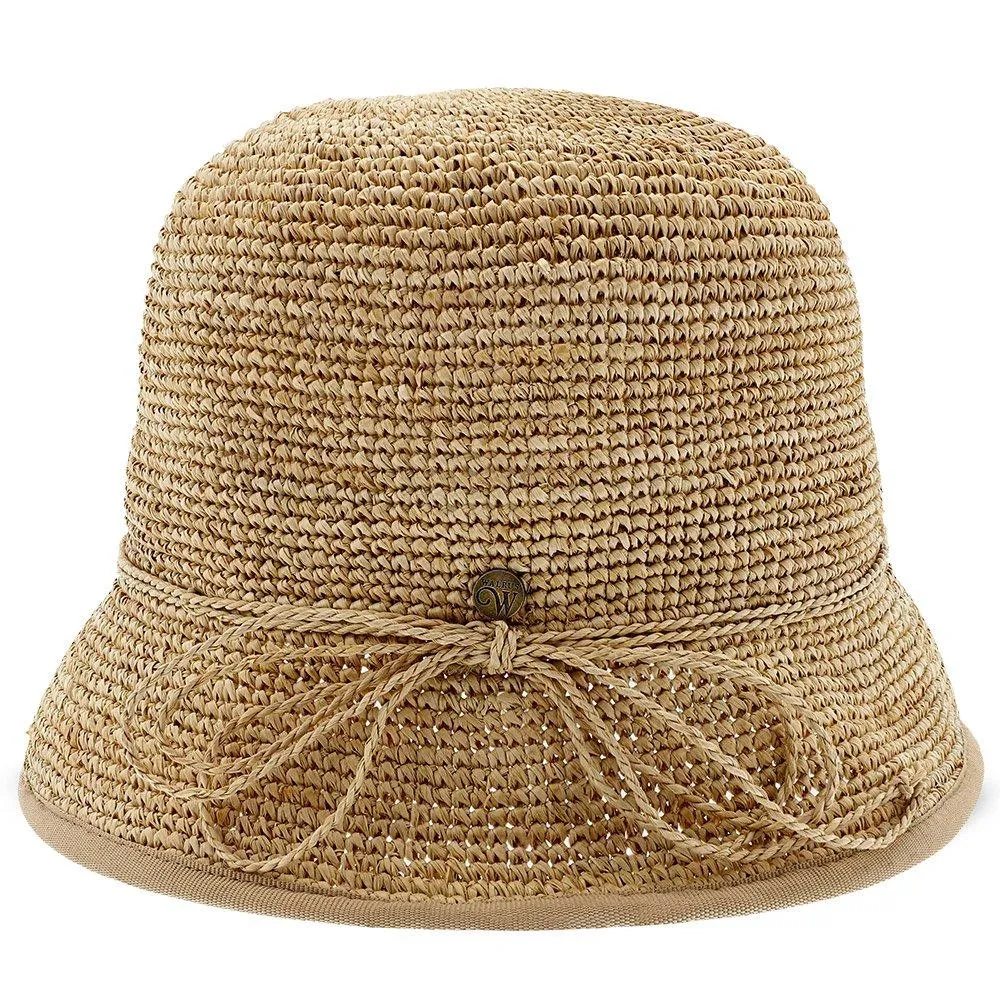 Bella - Walrus Hats Raffia Cloche Hat - H7015