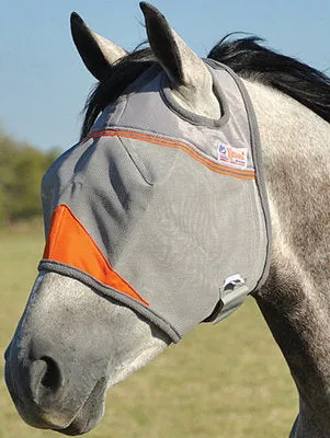 Cashel Crusader Fly Mask w/o ears, Orange