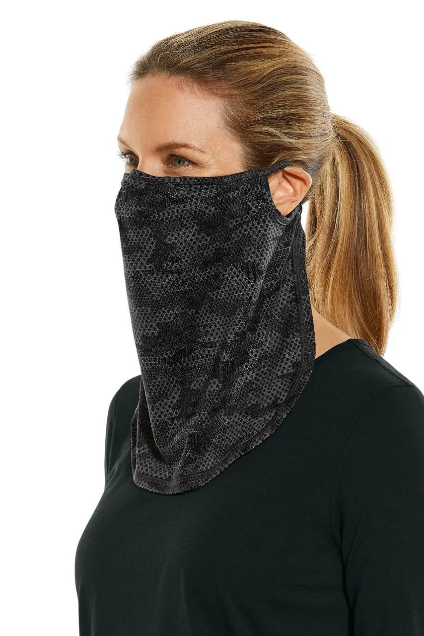 Crestone UV Face Mask  |  Charcoal Coolibar Camo