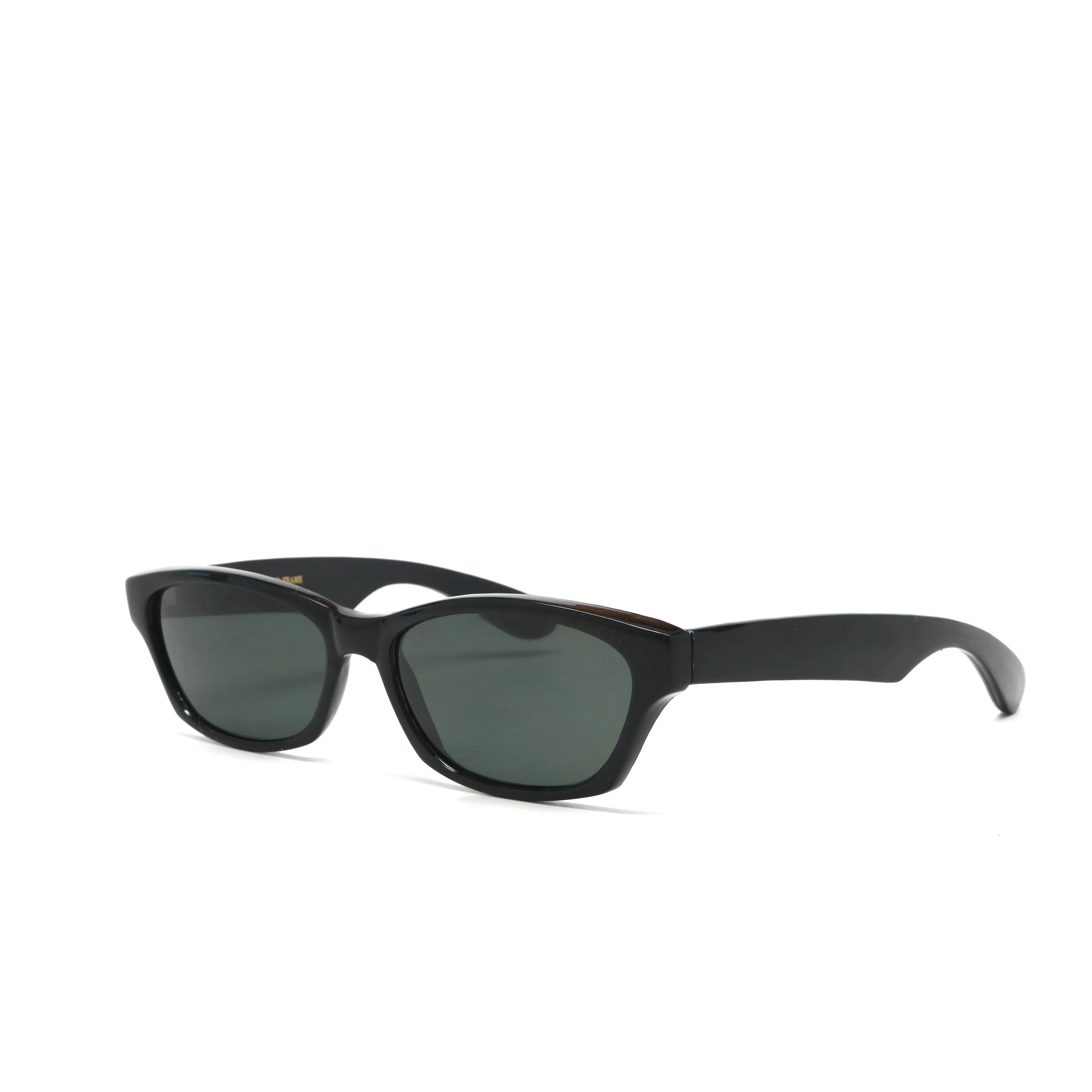 Deadstock Original Rectangular Wayfarer Frame Sunglasses - Black