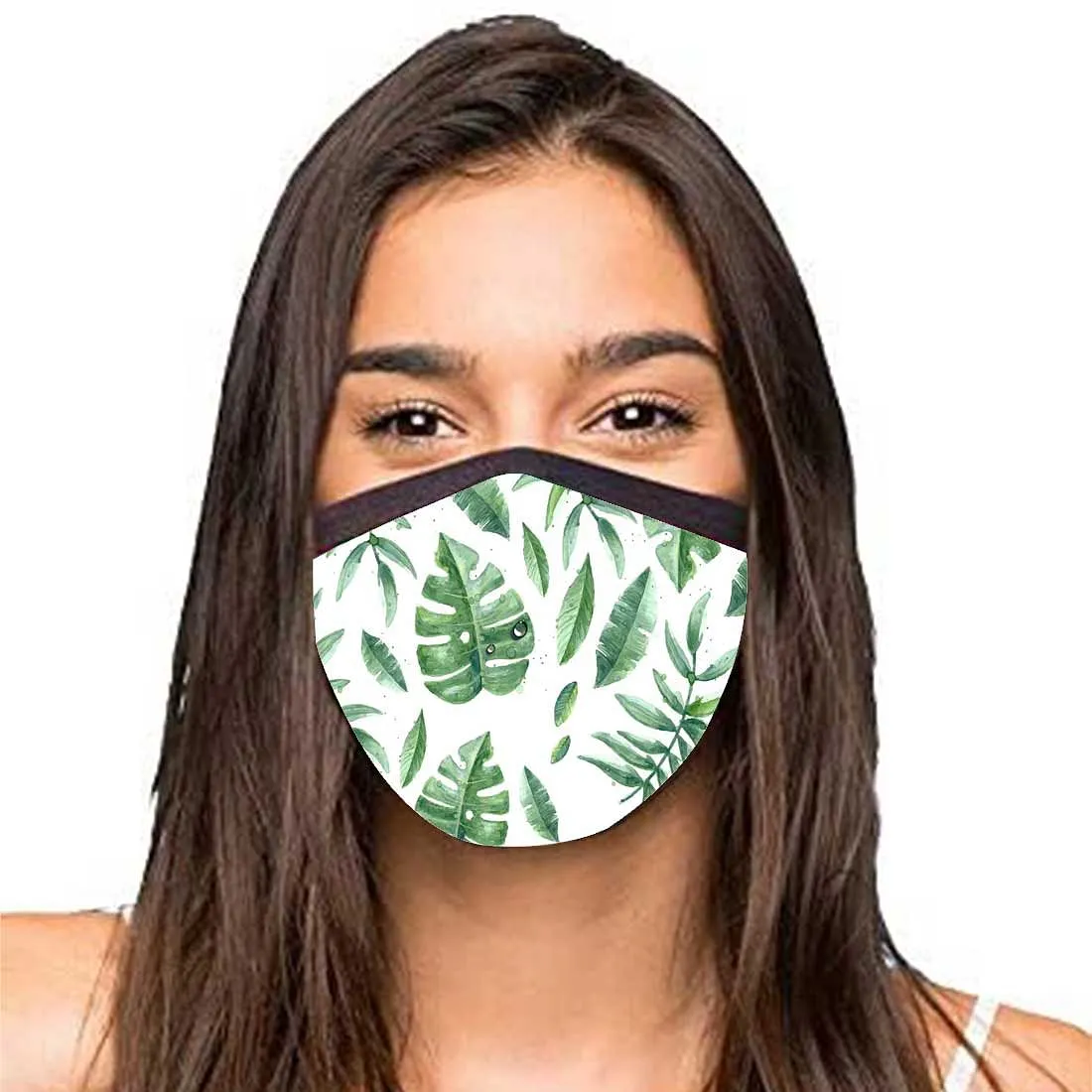 Face Masks Reusable Washable Set Of 2 -Leaves_love