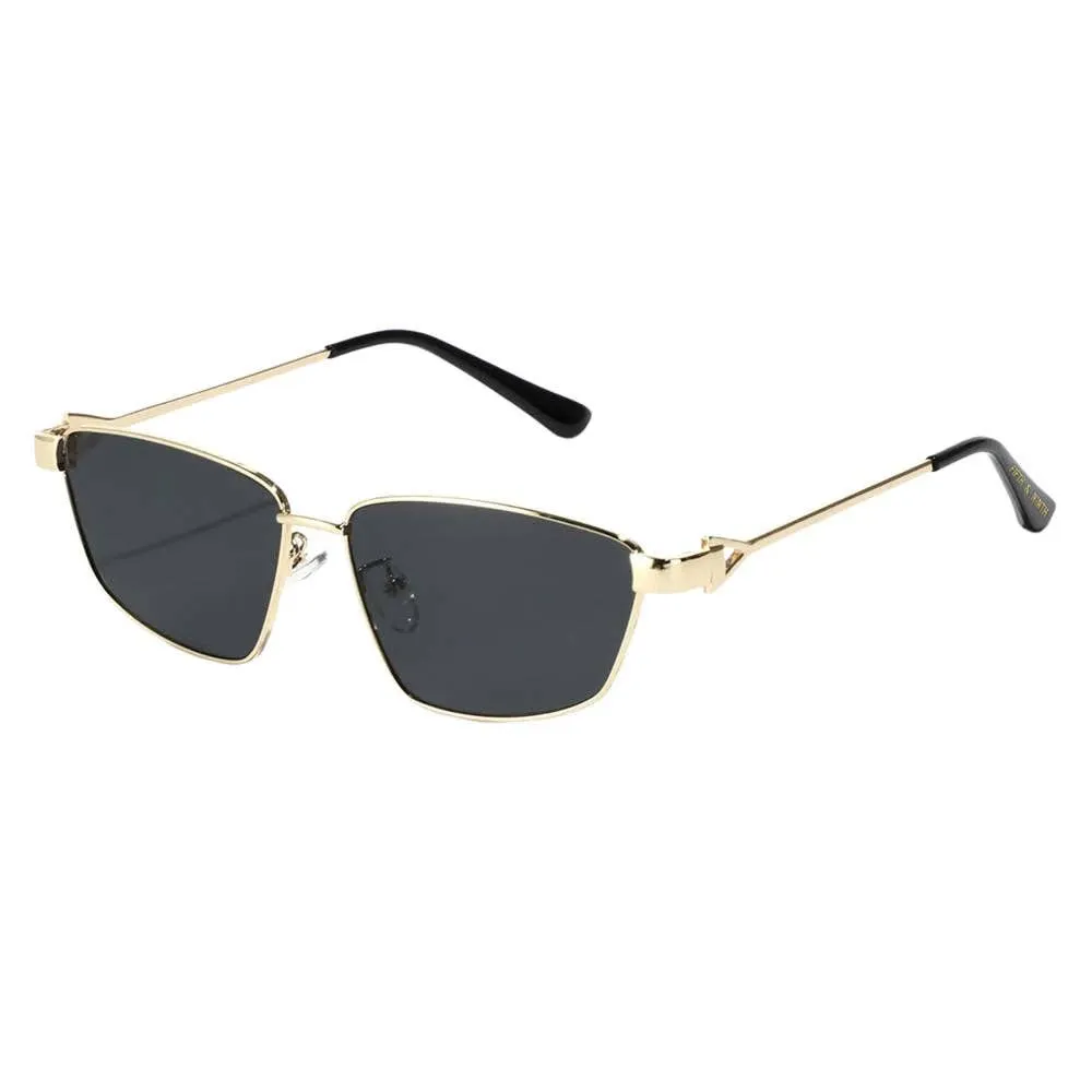 Fifth & Ninth - Cleo Polarized Sunglasses - Black/Gold