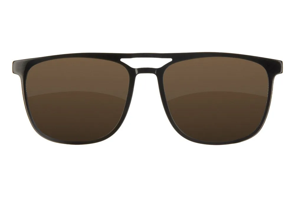 Fuse Long Point Sunglasses | Gloss Black