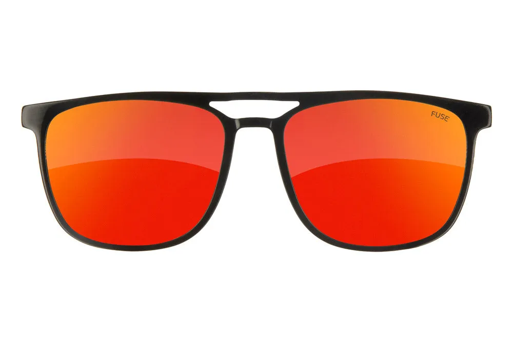 Fuse Long Point Sunglasses | Gloss Black