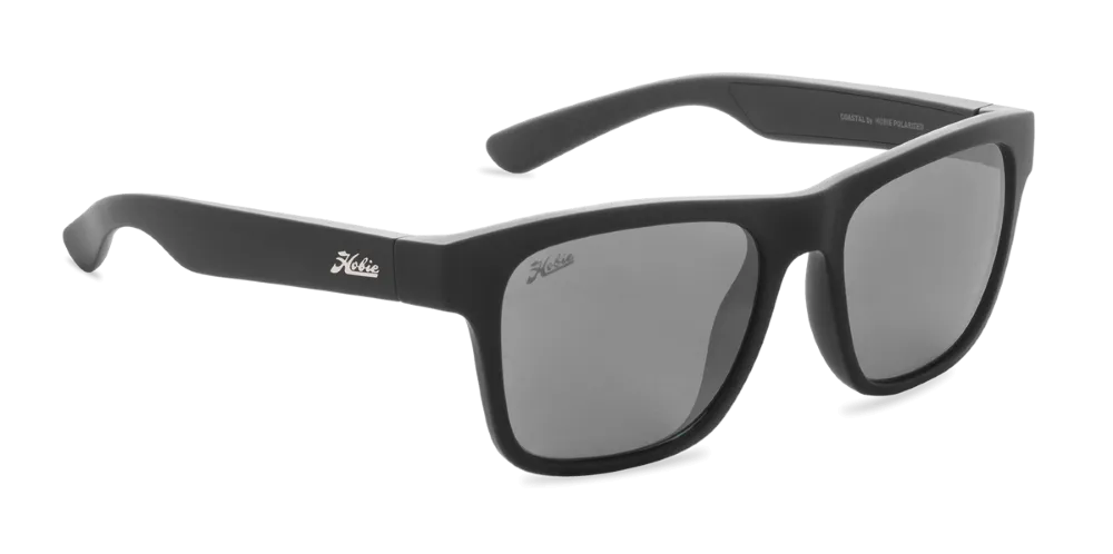 Hobie Eyewear Coastal Float Satin Black Frame With Flash Mirror Lens