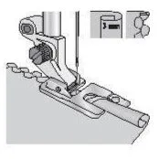 Husqvarna Viking 3mm Shell Rolled Hem Foot