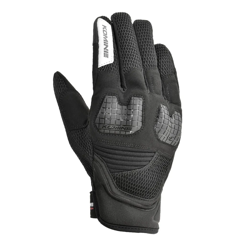 KOMINE GK-250 3D PROTECT MOTORCYCLE MESH GLOVES