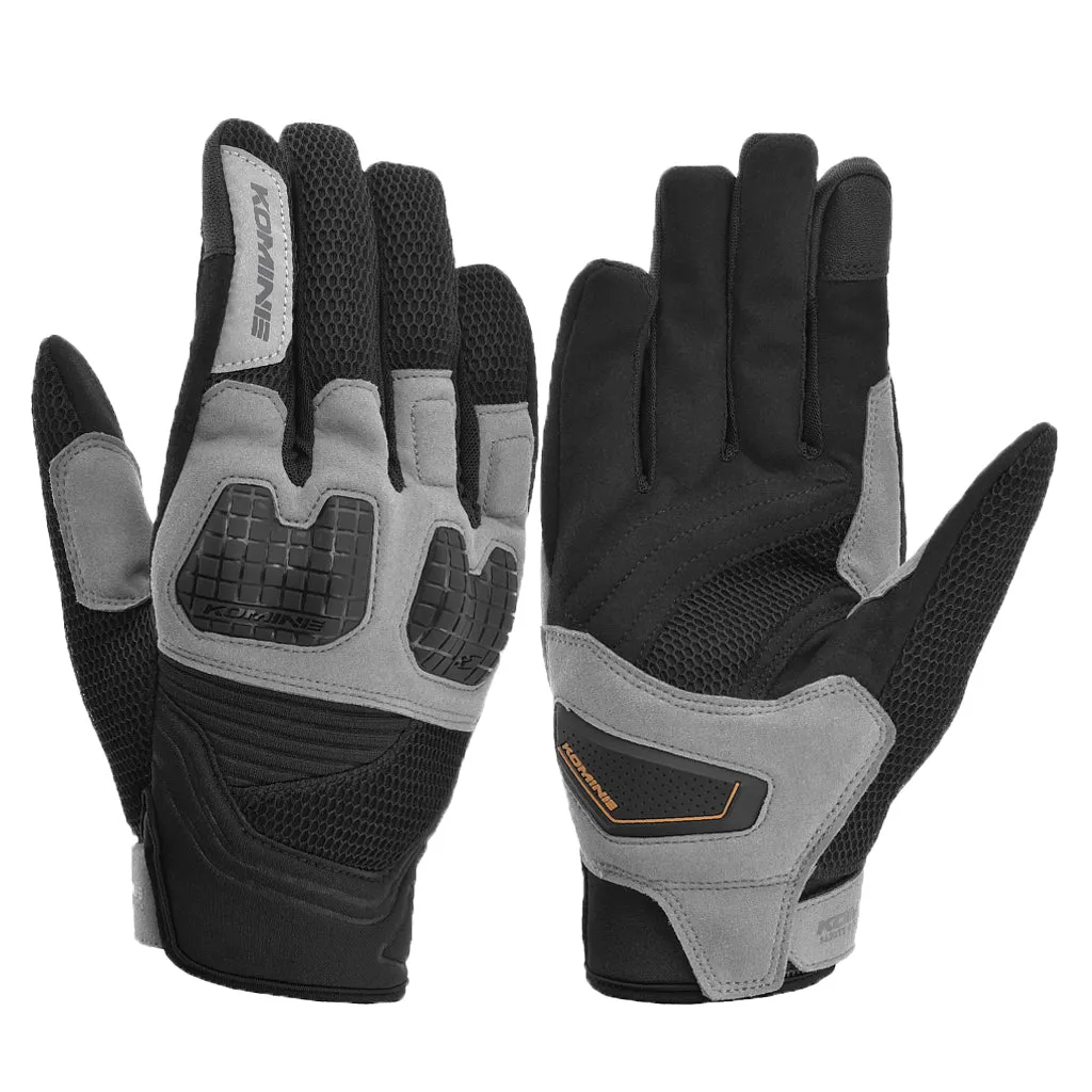 KOMINE GK-250 3D PROTECT MOTORCYCLE MESH GLOVES