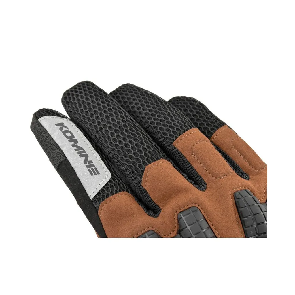 KOMINE GK-250 3D PROTECT MOTORCYCLE MESH GLOVES