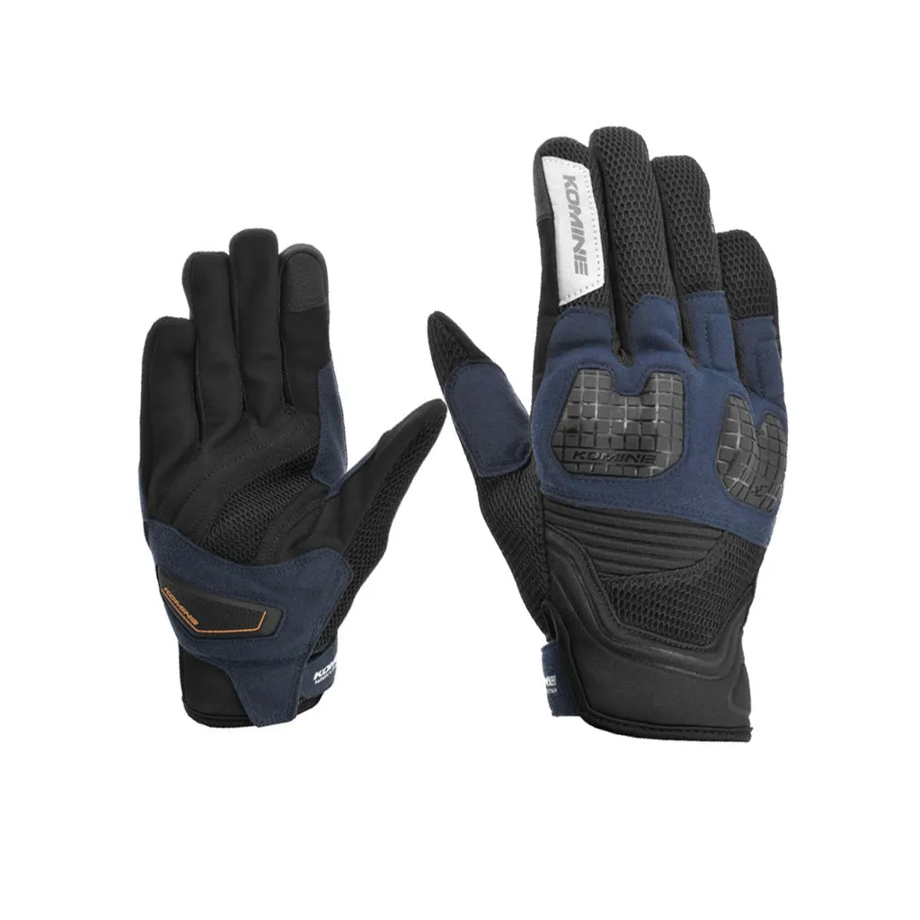 KOMINE GK-250 3D PROTECT MOTORCYCLE MESH GLOVES