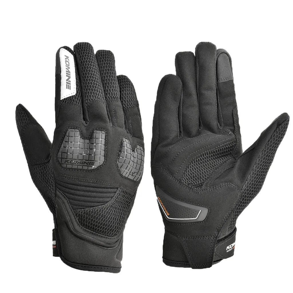 KOMINE GK-250 3D PROTECT MOTORCYCLE MESH GLOVES