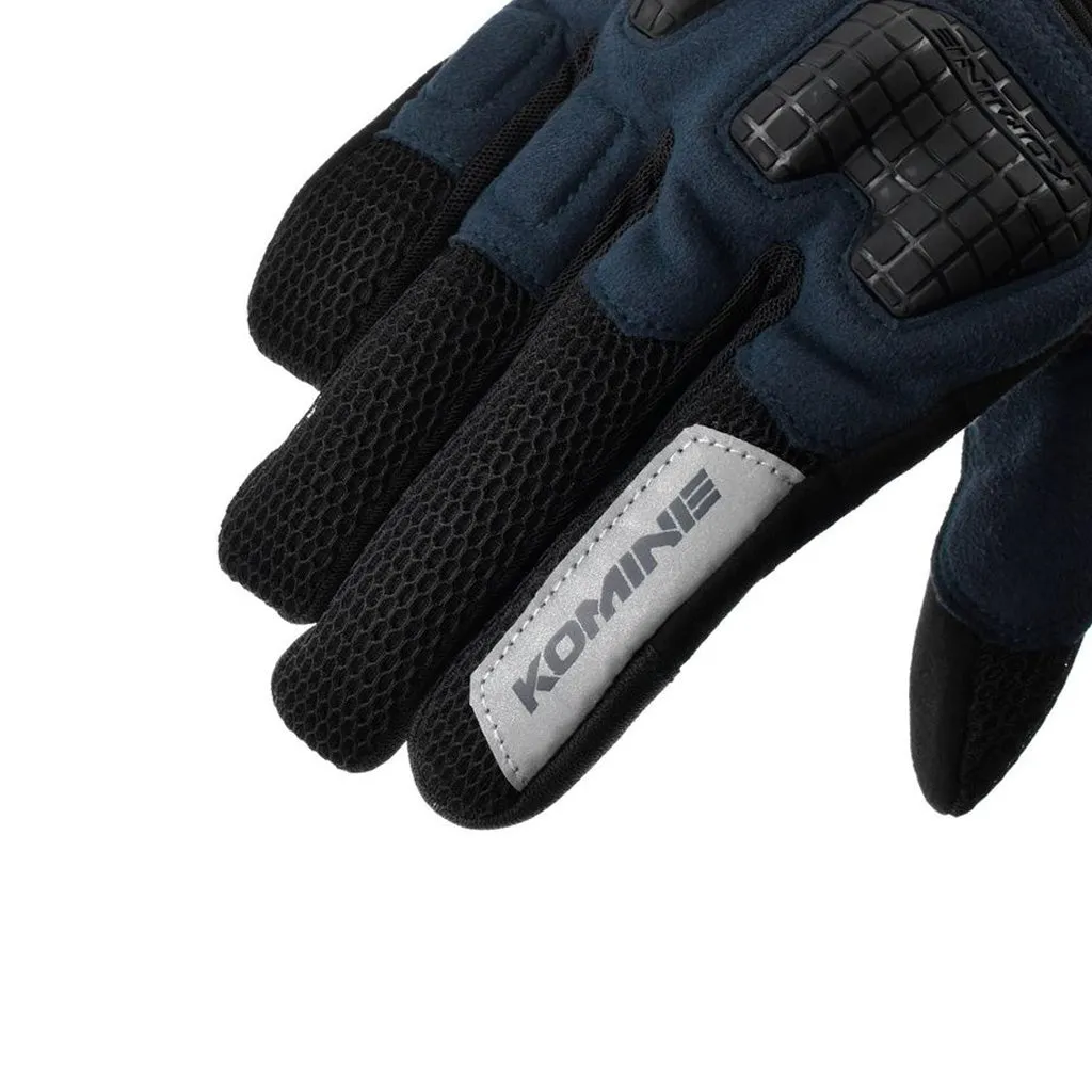 KOMINE GK-250 3D PROTECT MOTORCYCLE MESH GLOVES