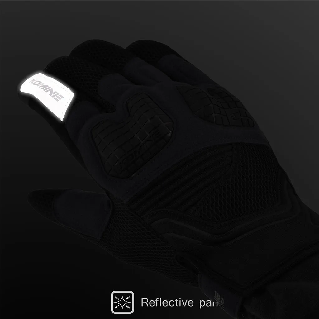 KOMINE GK-250 3D PROTECT MOTORCYCLE MESH GLOVES