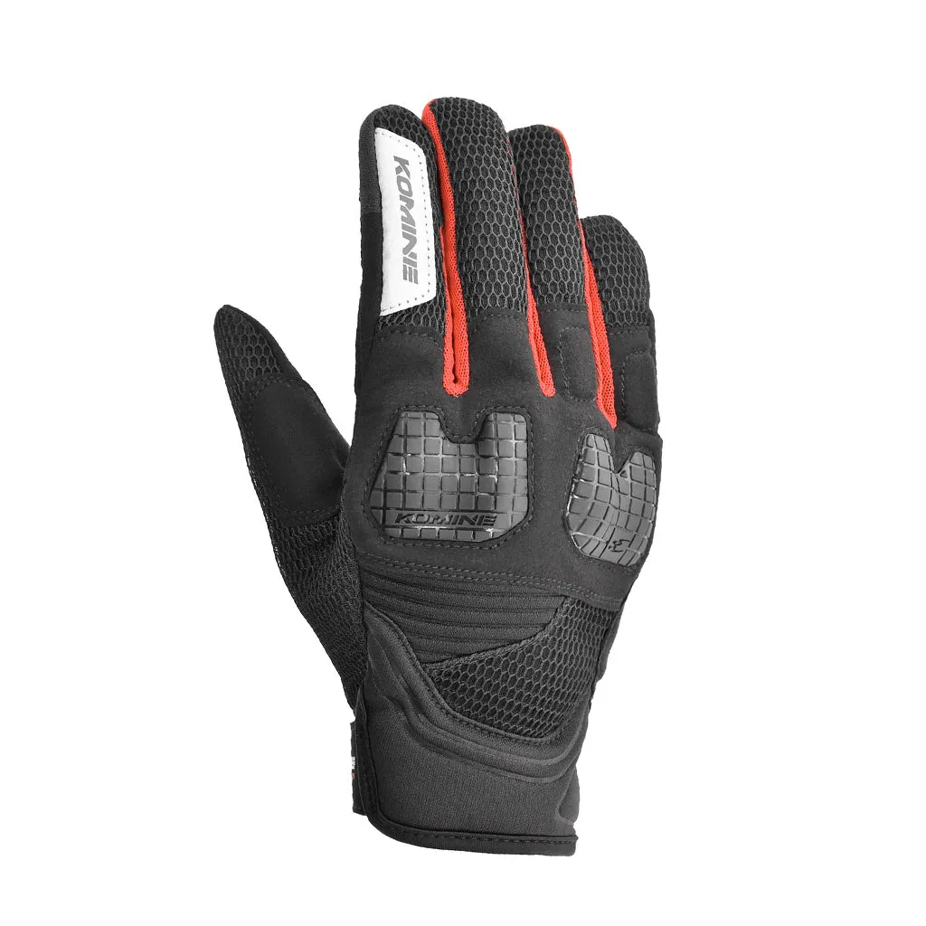 KOMINE GK-250 3D PROTECT MOTORCYCLE MESH GLOVES