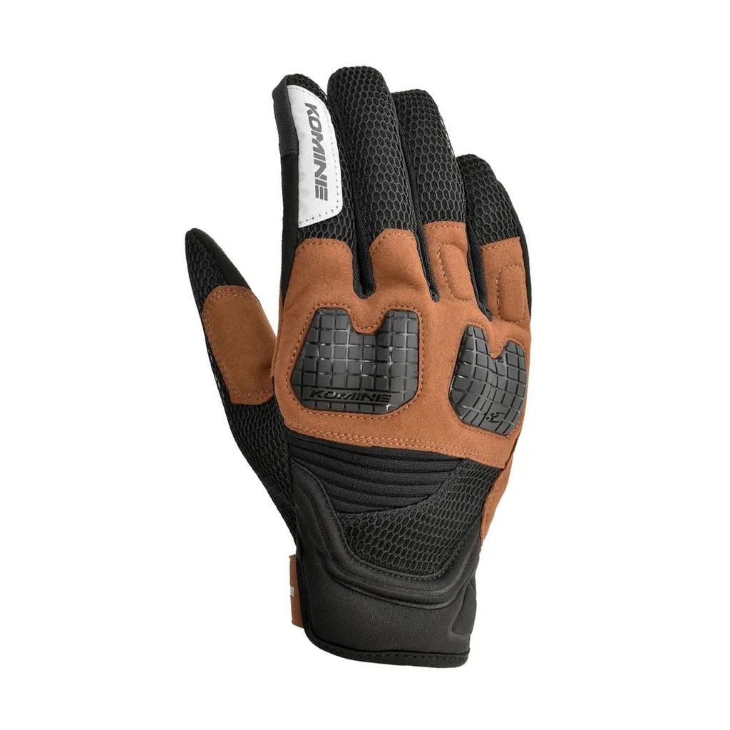 KOMINE GK-250 3D PROTECT MOTORCYCLE MESH GLOVES