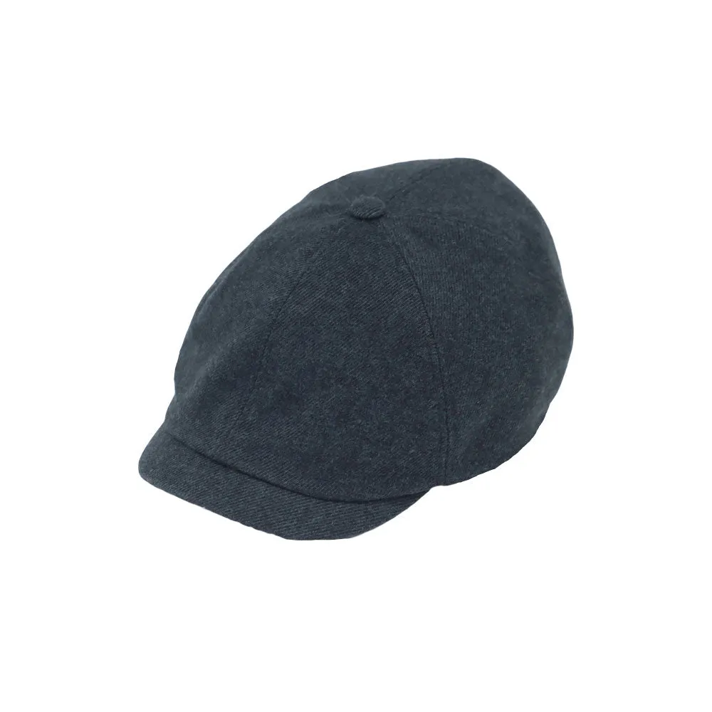 Mens Wool Melange Flat Cap Lightweight Newsboy Ivy Gatsby Hat SL31454