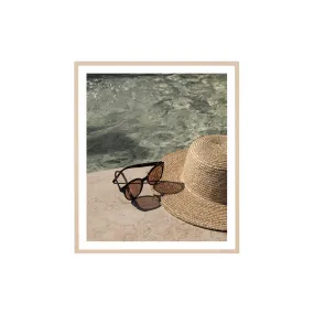 Poolside Afternoon Framed Print