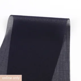 Sheer Silk / Cotton - Navy