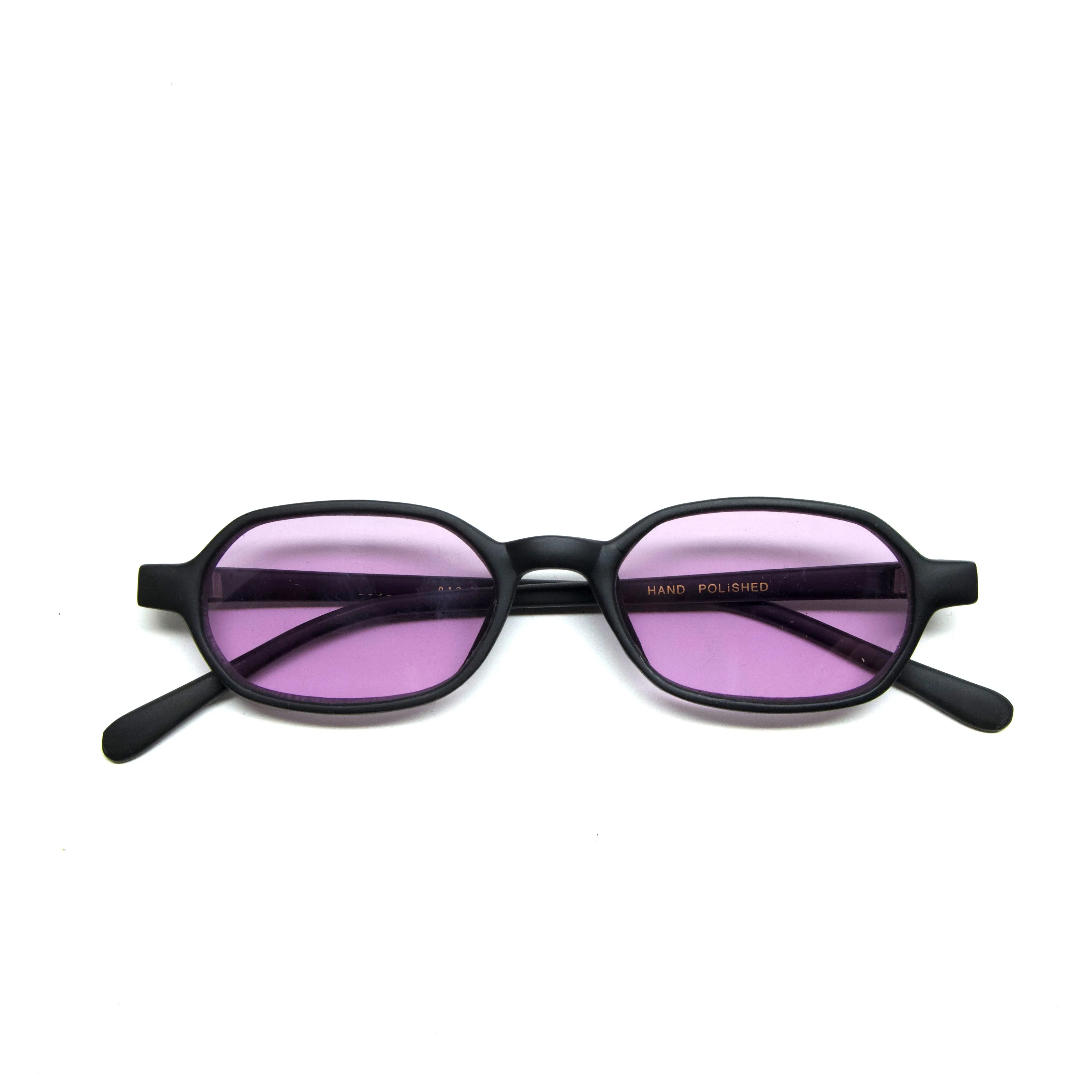 //Style 4699// Deluxe Vintage 90s Rectangle Deadstock Sunglasses - Purple