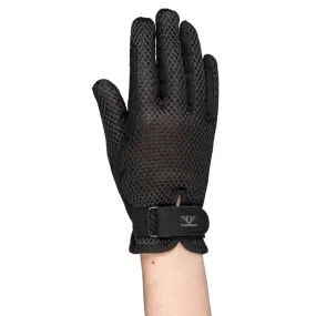 TuffRider Ladies Double Up Air Mesh Half Chap and Glove Set