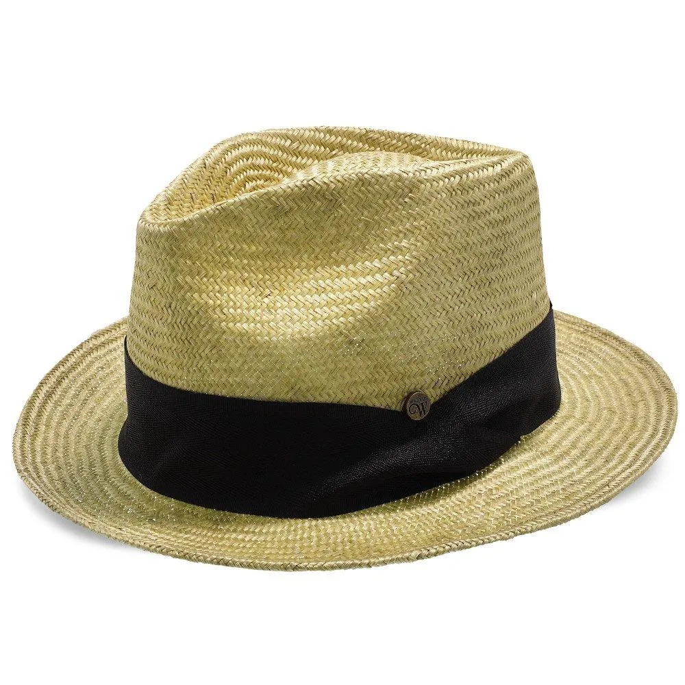 Walrus Hats Sisal Straw Fedora Hat w/ Band