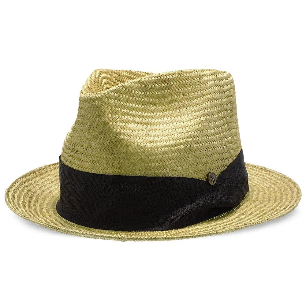 Walrus Hats Sisal Straw Fedora Hat w/ Band