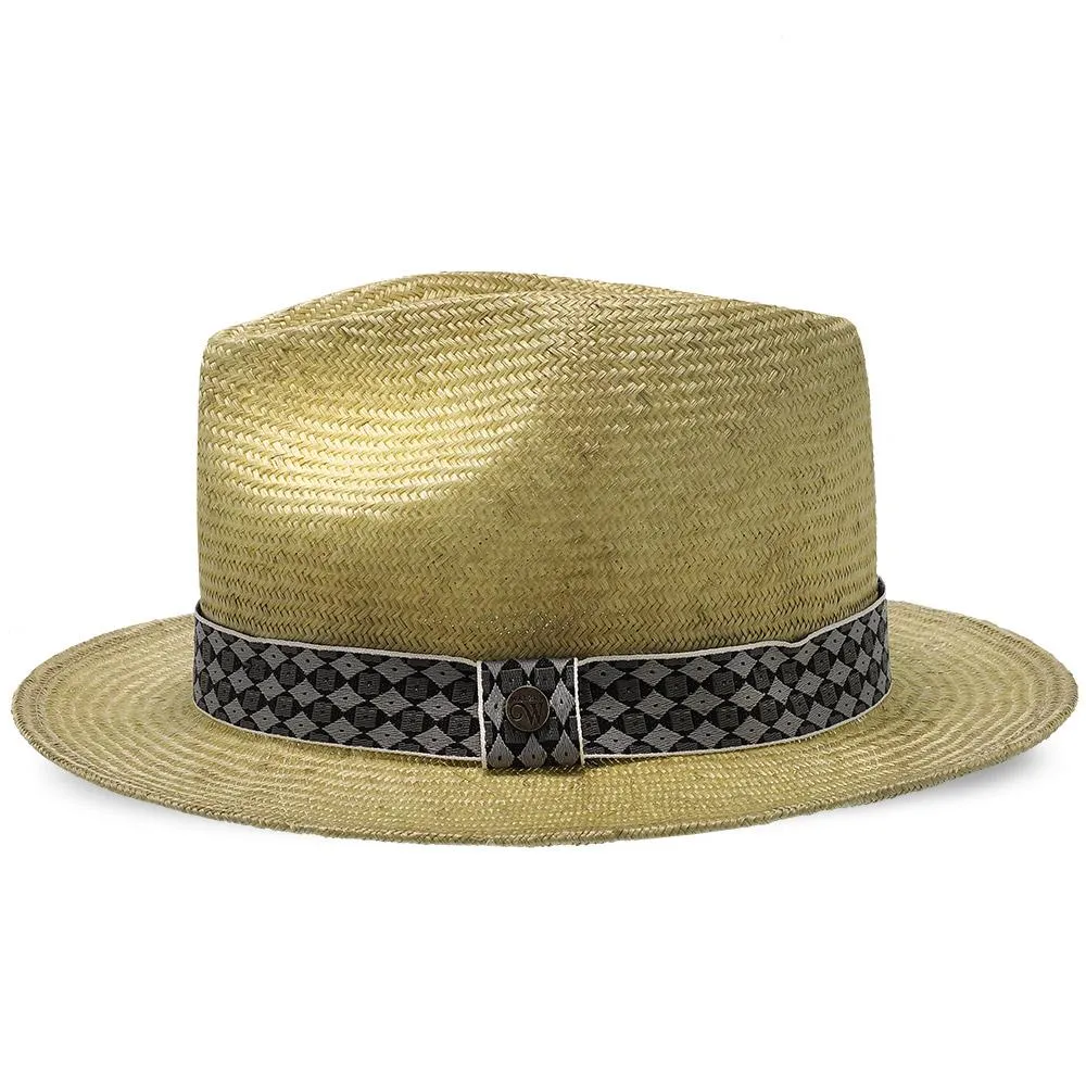 Walrus Hats Sisal Straw Fedora Hat w/ Band