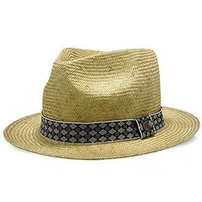 Walrus Hats Sisal Straw Fedora Hat w/ Band