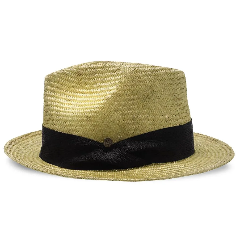 Walrus Hats Sisal Straw Fedora Hat w/ Band