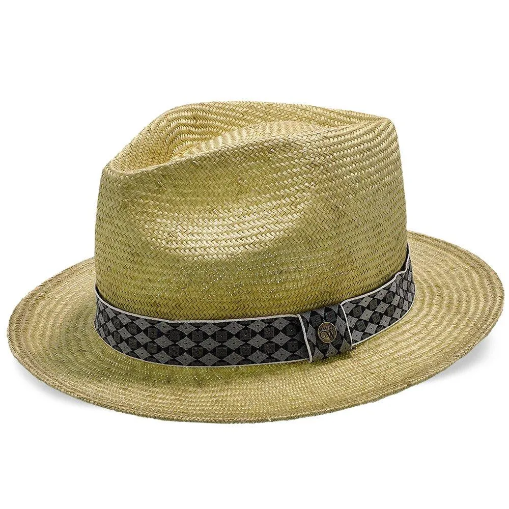 Walrus Hats Sisal Straw Fedora Hat w/ Band