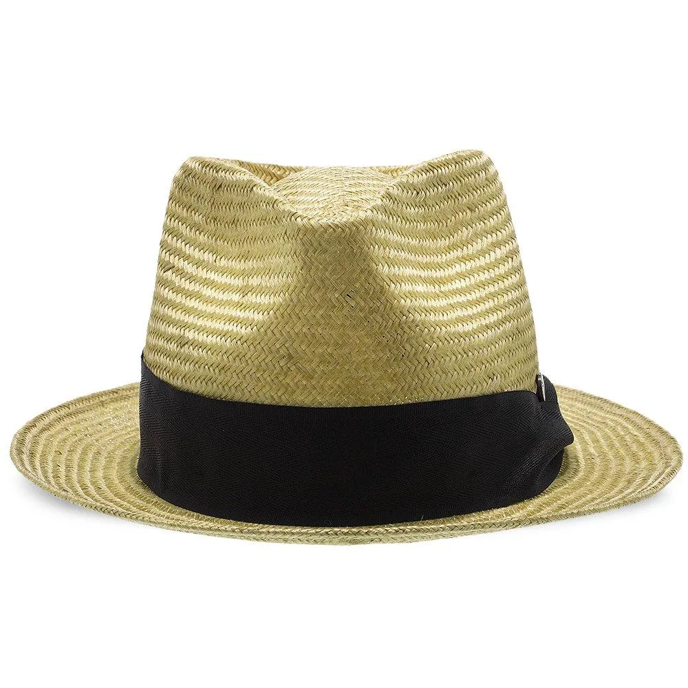 Walrus Hats Sisal Straw Fedora Hat w/ Band