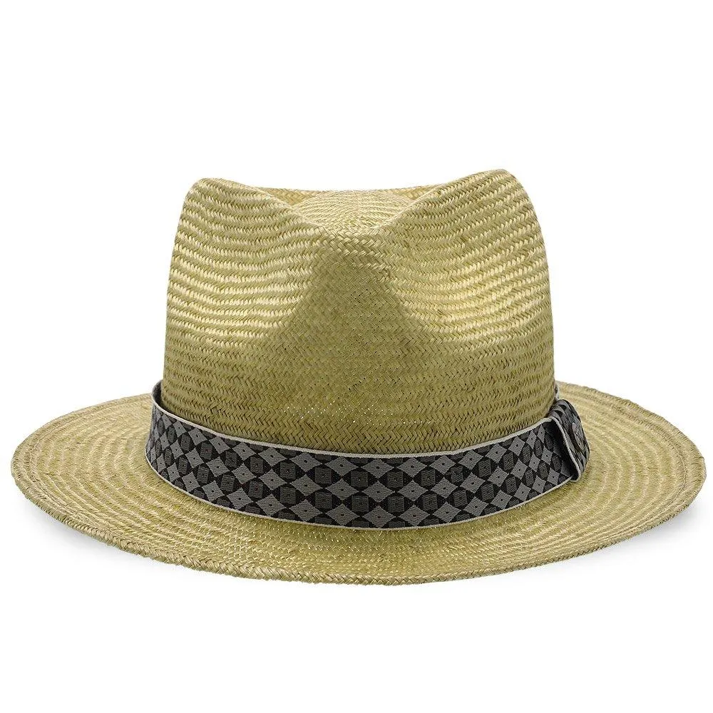 Walrus Hats Sisal Straw Fedora Hat w/ Band