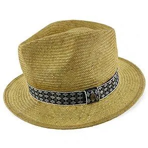 Walrus Hats Sisal Straw Fedora Hat w/ Band