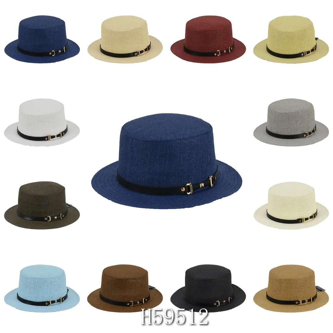 Wholesale Summer Sun Straw Bucket Hats H59512